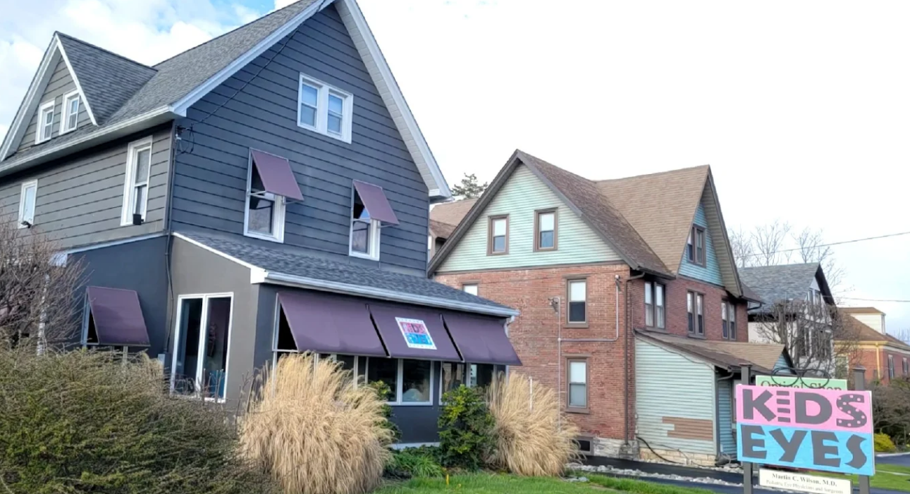 Office exterior — front view